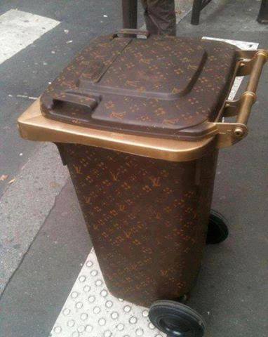 bidone spazzatura Louis Vuitton